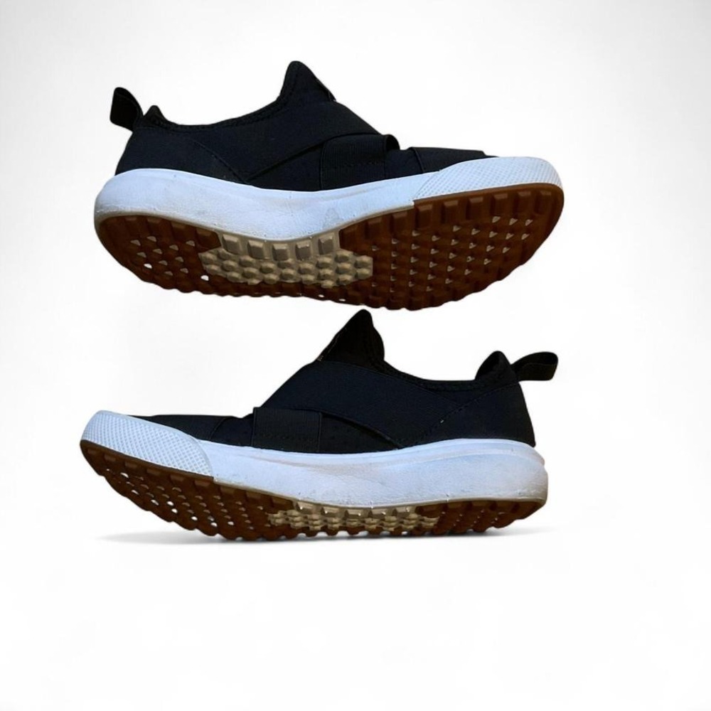 Vans black‎ white trainers comfort slip on
